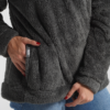 Hoodie gris oscuro mujer