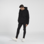Hoodie negro hombre