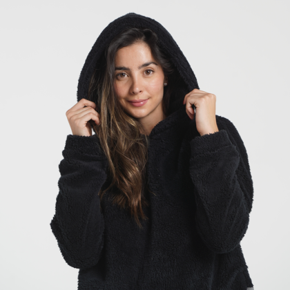 Hoodie negro mujer