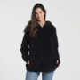 Hoodie negro mujer