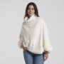 Poncho blanco