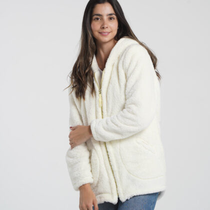 gaban corto beige crema