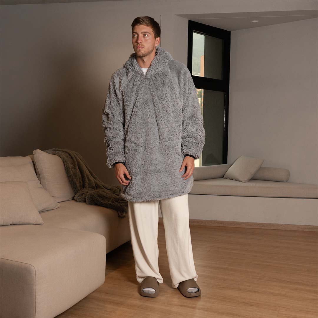 Saco Gigante Doble Faz Negro con Gris Saco Gigante Doble Faz Negro con Gris