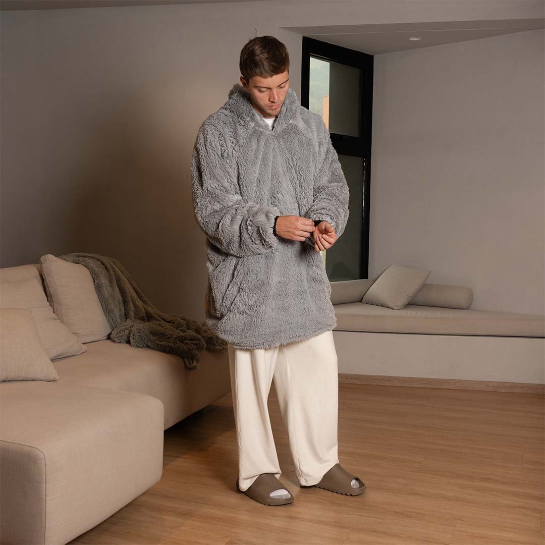 Saco Gigante Doble Faz Negro con Gris Saco Gigante Doble Faz Negro con Gris