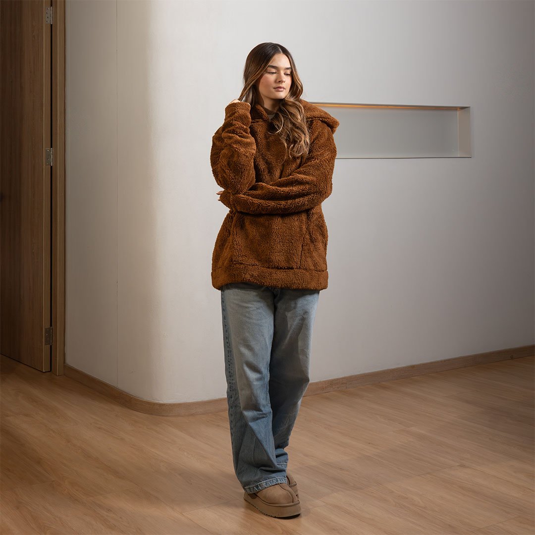 Hoodie marrón Atacama