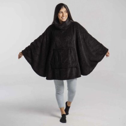 Ruana Yeti negra