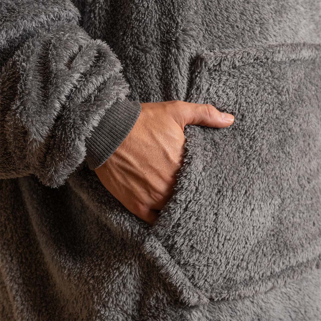 Saco Gigante Ligero Gris Oscuro