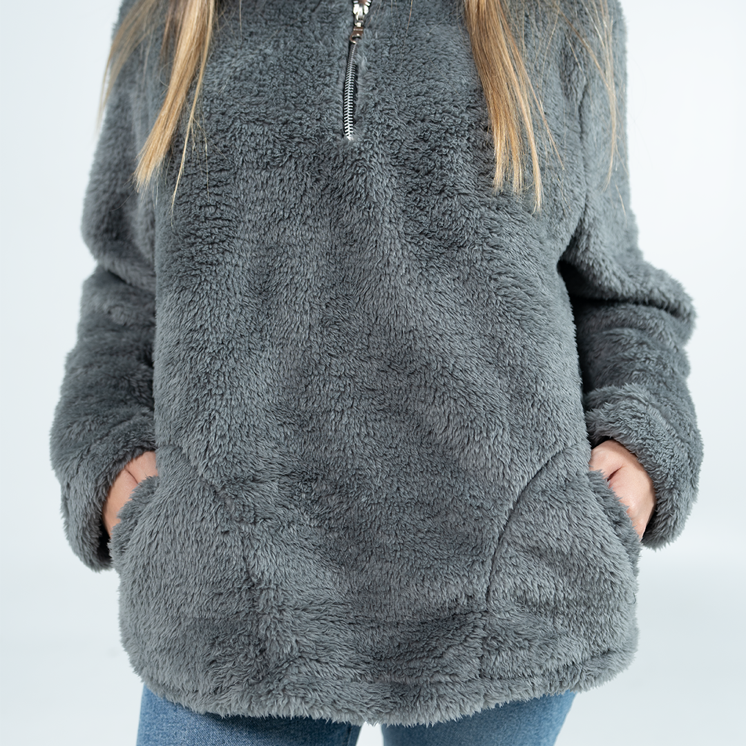 Saco para mujer casual y cómodo - Hoodie gris oscuro Atacama - Yeti