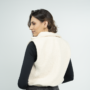 Chaleco mujer beige