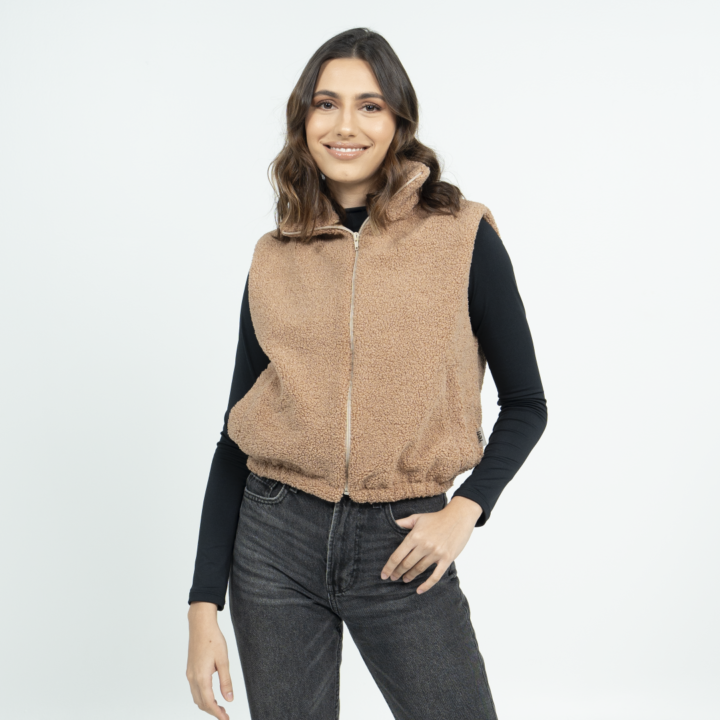 Chaleco mujer verde