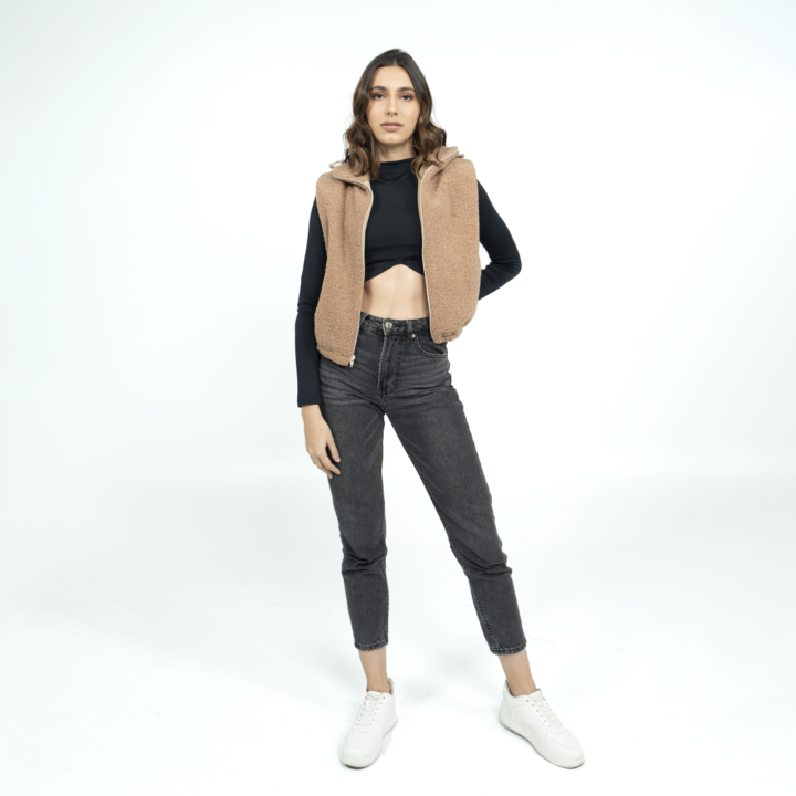 Chaleco mujer verde
