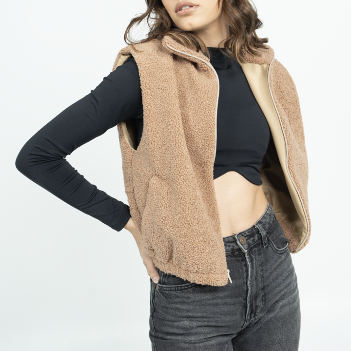 Chaleco mujer verde