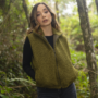 Chaleco mujer verde