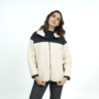 chaqueta mujer beige
