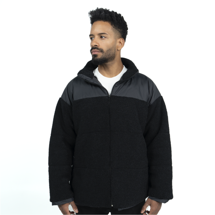 chaqueta nepal negra hombre