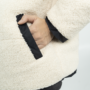 chaqueta mujer beige