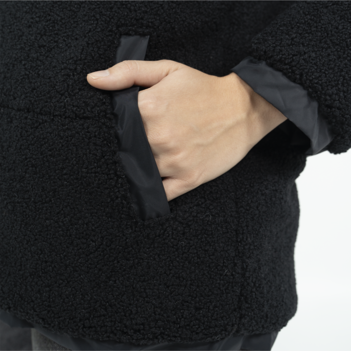 chaqueta nepal negra mujer