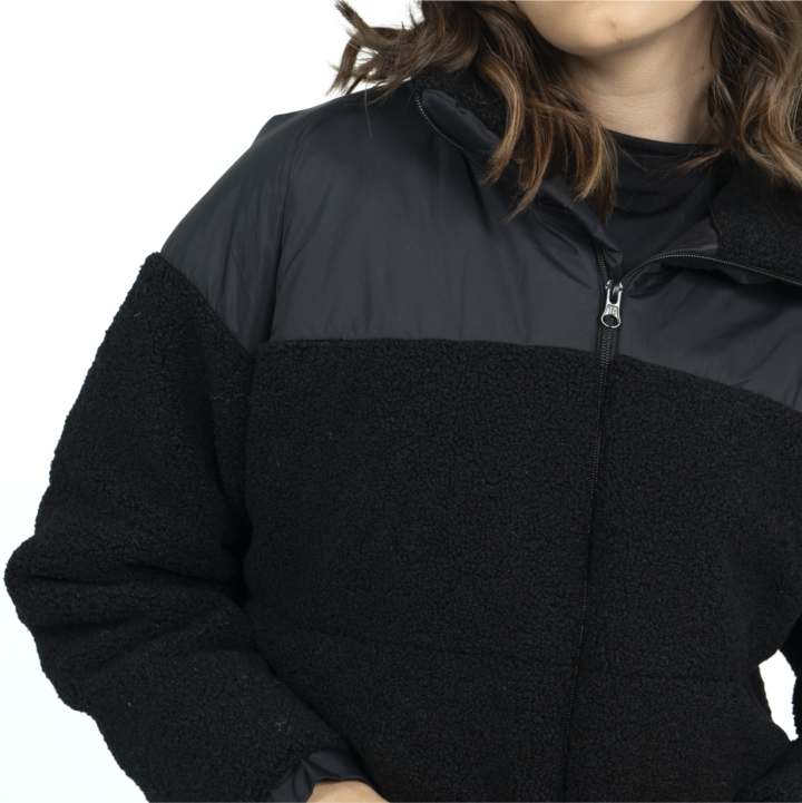chaqueta nepal negra mujer