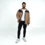 chaqueta nepal ocre hombre