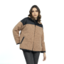 chaqueta nepal ocre mujer