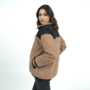 chaqueta nepal ocre mujer