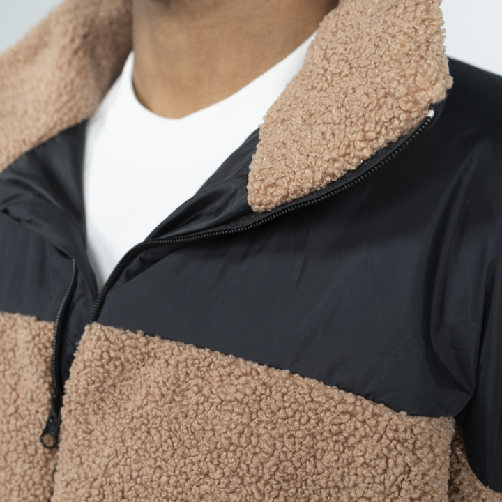chaqueta nepal ocre mujer