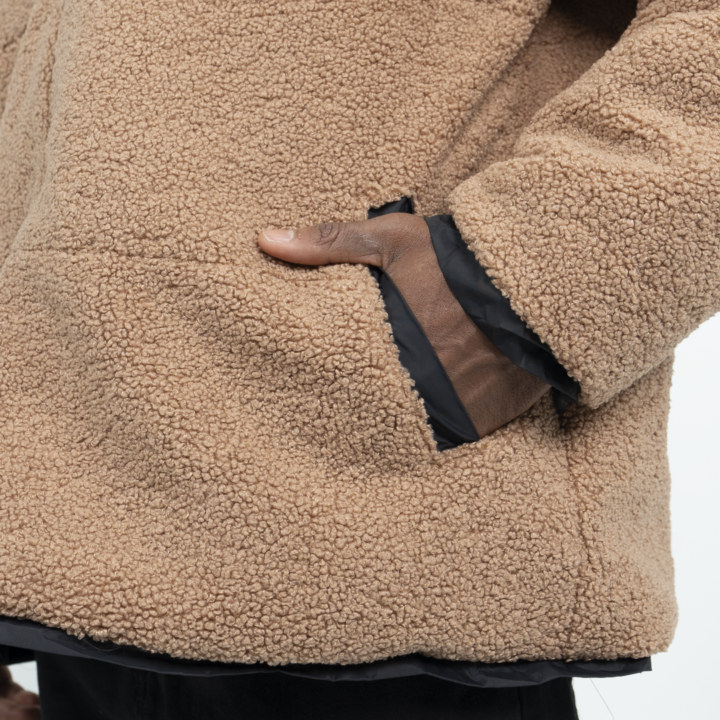chaqueta nepal ocre hombre