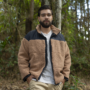 chaqueta nepal ocre hombre