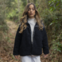chaqueta nepal negra mujer