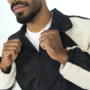 Chaqueta ochentera hombre beige