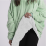 saco gigante yeti menta con blanco