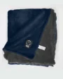 cobija doble faz azul oscuro con gris oscuro