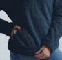 hoodie mujer azul oscuro