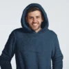 hoodie hombre azul oscuro