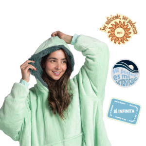 edición día de la mujer yeti menta + apliques