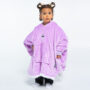 saco gigante yeti babies lila con blanco