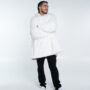 saco gigante yeti lila con blanco