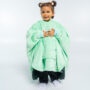 saco gigante yeti babies menta con gris olivo