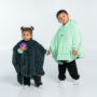 saco gigante yeti babies menta con gris olivo