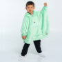 saco gigante yeti babies menta con gris olivo