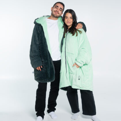 saco gigante Yeti ZIP menta con gris olivo