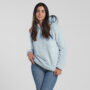 hoodie mujer azul pastel yeti