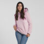 hoodie mujer rosado yeti
