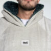 yeti gris claro con gris olivo