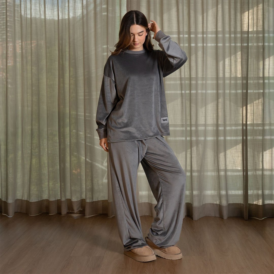 Mood Sleepy: Pijama gris oscura