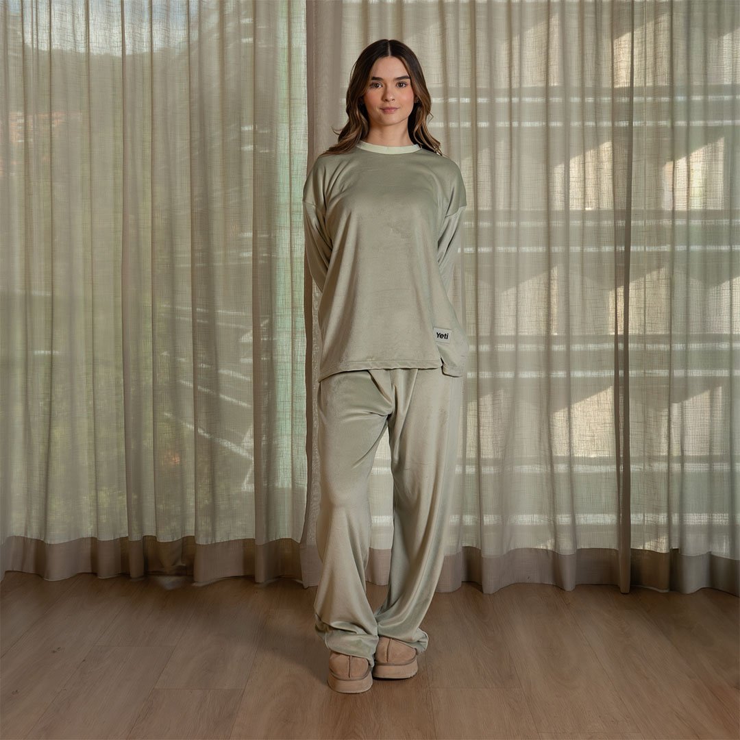 Mood Sleepy: Pijama Verde Pastel