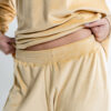 Conjunto pijama yeti calentadora Mostaza