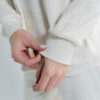 Conjunto pijama yeti calentadora Crema