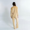 Conjunto pijama yeti calentadora Mostaza