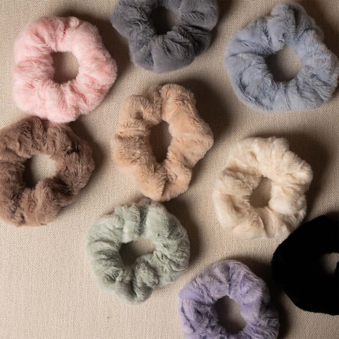 Scrunchies x4 Colores Variados